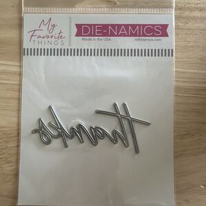 NEW! My Favorite Things Die-Namics  -  THANKS WORD DIE